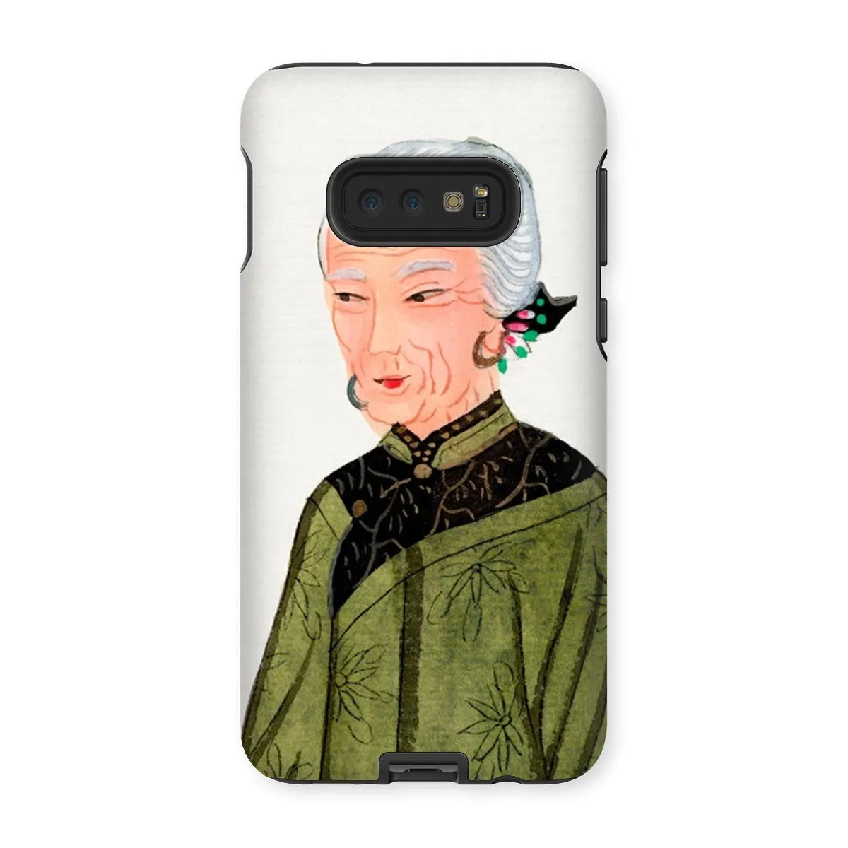 Grand Dame - Qing Chinese Aesthetic Art Phone Case - Samsung Galaxy S10e / Matte - Mobile Phone Cases - Aesthetic Art