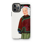 Grand Dame - Qing Dynasty Iphone Case, 11 Pro / Matte, Phone Case Illustration Elderly Asian Woman Traditional Clothing