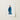Blue Traditional Chinese Robe Painting White Paper Qing Dynasty Manchu, Fashion Art, Confucian Erudition