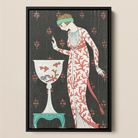 Grande Robe Du Soir - George Barbier Framed Canvas Posters Prints & Visual Artwork