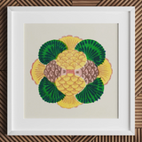 Graphic Bloom - Taguchi Tomoki Floral Art Print / Canvas, Taguchi Tomoki, Tsubaki Woodblock Print, Graphic Bloom