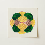 Graphic Bloom - Taguchi Tomoki Floral Art Print / Canvas, Taguchi Tomoki, Tsubaki Woodblock Print, Graphic Bloom