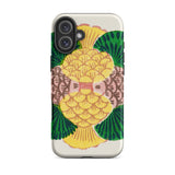 Graphic Bloom - Taguchi Tomoki Floral Iphone Case, 16 Plus / Matte, Phone Case Pineapple Design