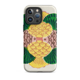 Graphic Bloom - Taguchi Tomoki Floral Iphone Case, 16 Pro Max / Matte, Iphone Case Stylized Fish Design