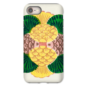 Graphic Bloom - Taguchi Tomoki Floral Iphone Case, 8 / Matte, Colorful Pineapple-inspired Design Phone Case