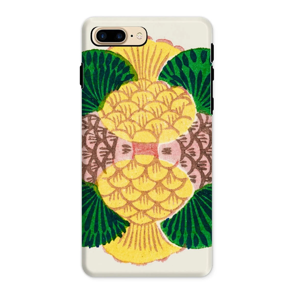 Graphic Bloom - Taguchi Tomoki Floral Iphone Case, 8 Plus / Matte, Kite-944373122, Colorful Pineapple-inspired Design