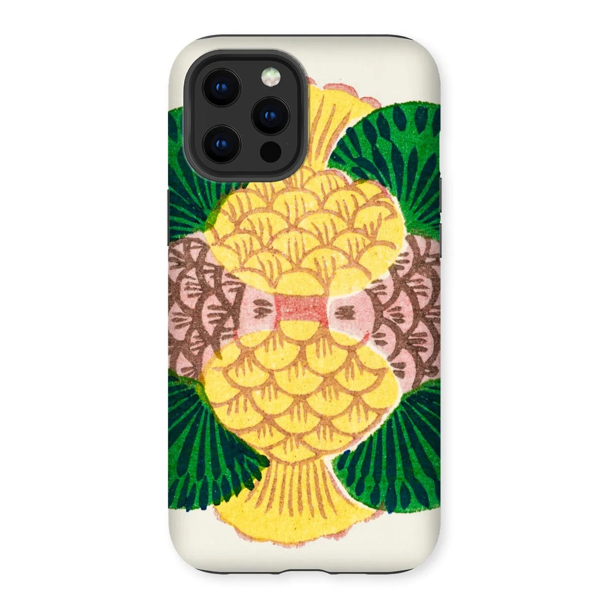 Graphic Bloom - Taguchi Tomoki Floral Iphone Case, 12 Pro Max / Matte, Kite-944373118, Colorful Pineapple-shaped Design