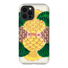 Graphic Bloom - Taguchi Tomoki Floral Iphone Case, 12 Pro Max / Matte, Kite-944373118, Colorful Pineapple-shaped Design