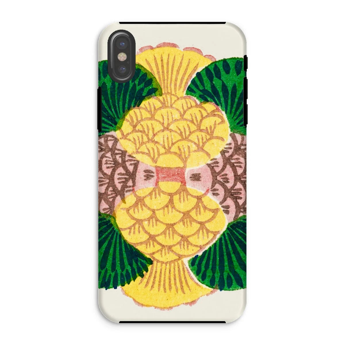 Graphic Bloom - Taguchi Tomoki Floral Iphone Case, Xs / Matte, Kite-944373128, Stylized Pineapple Design Phone Case