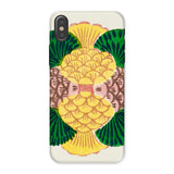 Graphic Bloom - Taguchi Tomoki Floral Iphone Case, x / Matte, Stylized Pineapple Design Phone Case