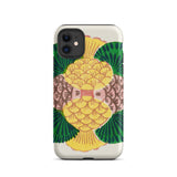 Graphic Bloom - Taguchi Tomoki Floral Phone Case Iphone 11 / Matte Pineapple-patterned Phone Case Taguchi Tomoki’s Japanese Floral, Floral