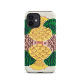 Graphic Bloom - Taguchi Tomoki Floral Phone Case Iphone 12 / Matte Pineapple Design Tomoki’s Japanese, Artistry, Mobile Cases