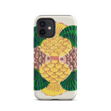 Graphic Bloom - Taguchi Tomoki Floral Phone Case Iphone 12 / Matte Phone Case Pineapple Design Taguchi Tomoki’s Japanese Floral, Floral