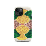 Graphic Bloom - Taguchi Tomoki Floral Phone Case Iphone 15 / Matte Iphone Case Pineapple Design Taguchi Tomoki’s Japanese Floral, Floral