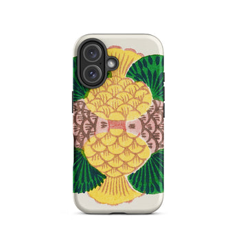Graphic Bloom - Taguchi Tomoki Floral Phone Case Iphone 16 / Matte Pineapple Design Tomoki’s Japanese, Artistry, Mobile Cases