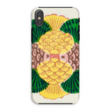 Graphic Bloom - Taguchi Tomoki Floral Phone Case Iphone Xs / Matte Stylized Pineapple Design Phone Case Taguchi Tomoki’s Japanese Floral,