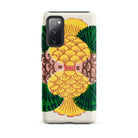 Graphic Bloom Taguchi Tomoki Floral Samsung Case, Galaxy S20 Fe / Matte, Smartphone Decorative Case Colorful Pineapple Pattern