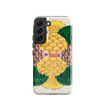 Graphic Bloom - Taguchi Tomoki Floral Samsung Case, Galaxy S22 / Gloss, Samsung S22 Pineapple Floral Pattern Case