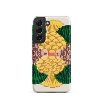 Graphic Bloom - Taguchi Tomoki Floral Samsung Case, Galaxy S22 / Matte, Smartphone Case Stylized Pineapple Design