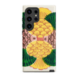 Graphic Bloom - Taguchi Tomoki Floral Samsung Case, Galaxy S24 Ultra / Matte, Samsung Galaxy S23 Ultra Phone Case Yellow Green