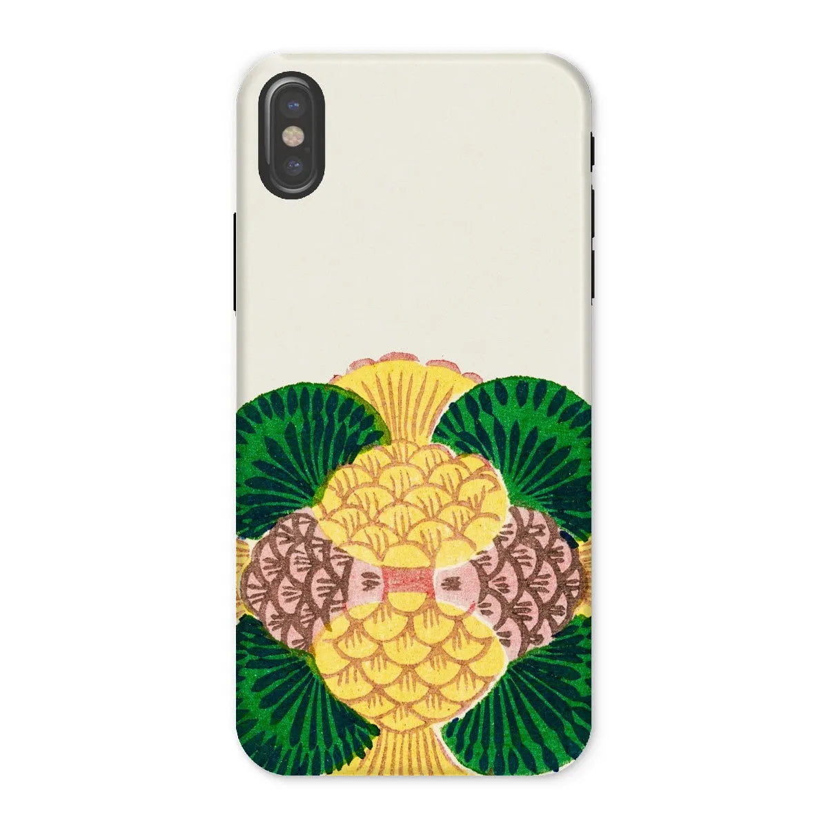 Graphic Bloom - Taguchi Tomoki Japanese Floral Art Phone Case - Iphone x / Matte - Mobile Phone Cases - Aesthetic Art