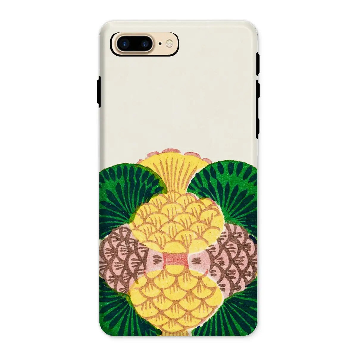 Graphic Bloom - Taguchi Tomoki Japanese Floral Art Phone Case - Iphone 8 Plus / Matte - Mobile Phone Cases - Aesthetic