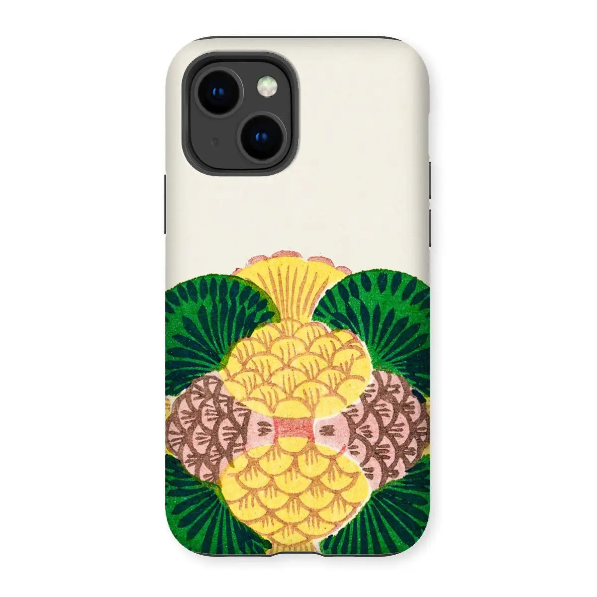 Graphic Bloom - Taguchi Tomoki Japanese Floral Art Phone Case - Iphone 14 / Matte - Mobile Phone Cases - Aesthetic Art