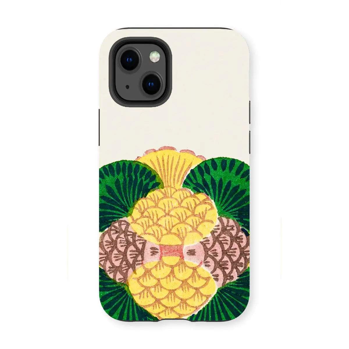 Graphic Bloom - Taguchi Tomoki Japanese Floral Art Phone Case - Iphone 13 Mini / Matte - Mobile Phone Cases - Aesthetic