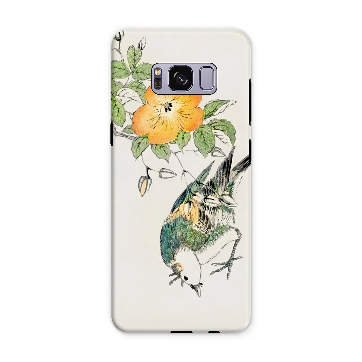 Gray Starling By Numata Kashu - Japanese Bird Painting Phone Case - Samsung Galaxy S8 Plus / Matte - Mobile Phone Cases