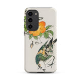 Gray Starling - Numata Kashu Kacho-e Phone Case, Samsung Galaxy S23 Plus / Matte, Mobile Cases, Toby Leon