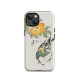 Gray Starling - Numata Kashu Kacho-e Phone Case Iphone 13 / Matte Floral Bird, Floral-avian Symphony Mobile Cases
