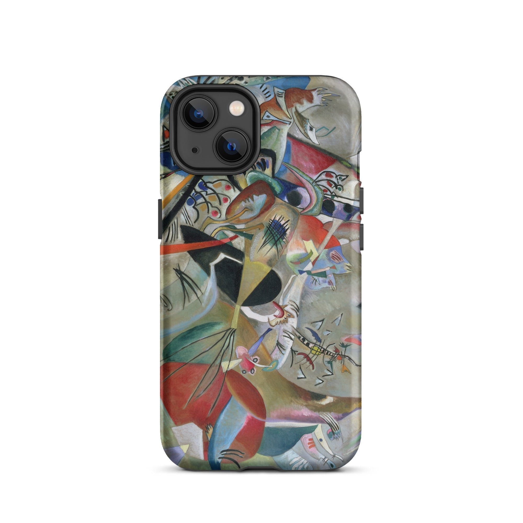 In the Gray - Wassily Kandinsky Iphone Case, 13 / Matte, Abstract Art Phone Case