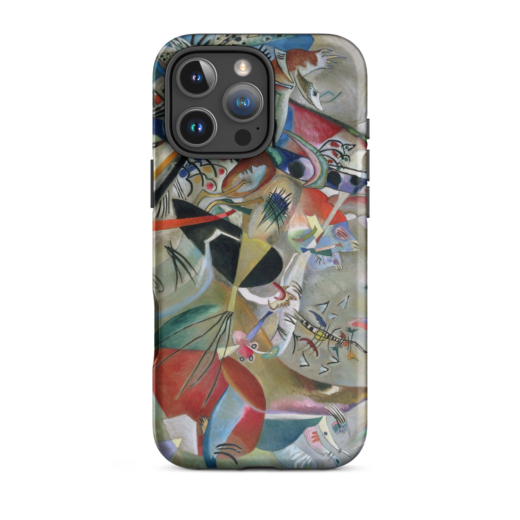 In the Gray - Wassily Kandinsky Iphone Case, 16 Pro Max / Matte, Abstract Art Phone Case