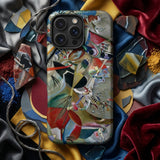 In the Gray - Wassily Kandinsky Phone Case Vibrant Abstract Art-themed Phone Case Bold Colors Dynamic Kandinsky Iphone Case, Wassily