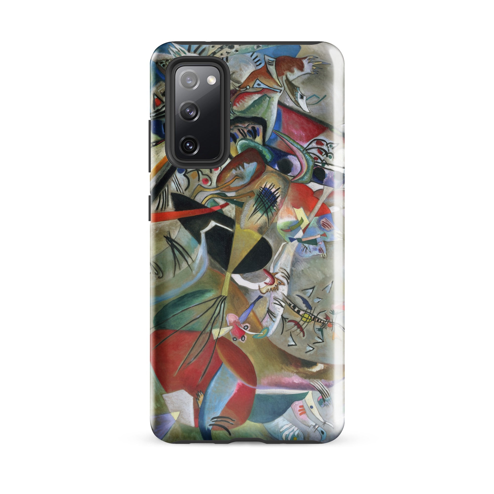 In the Gray Wassily Kandinsky Samsung Case, Galaxy S20 Fe / Gloss, Smartphone Case Abstract Art