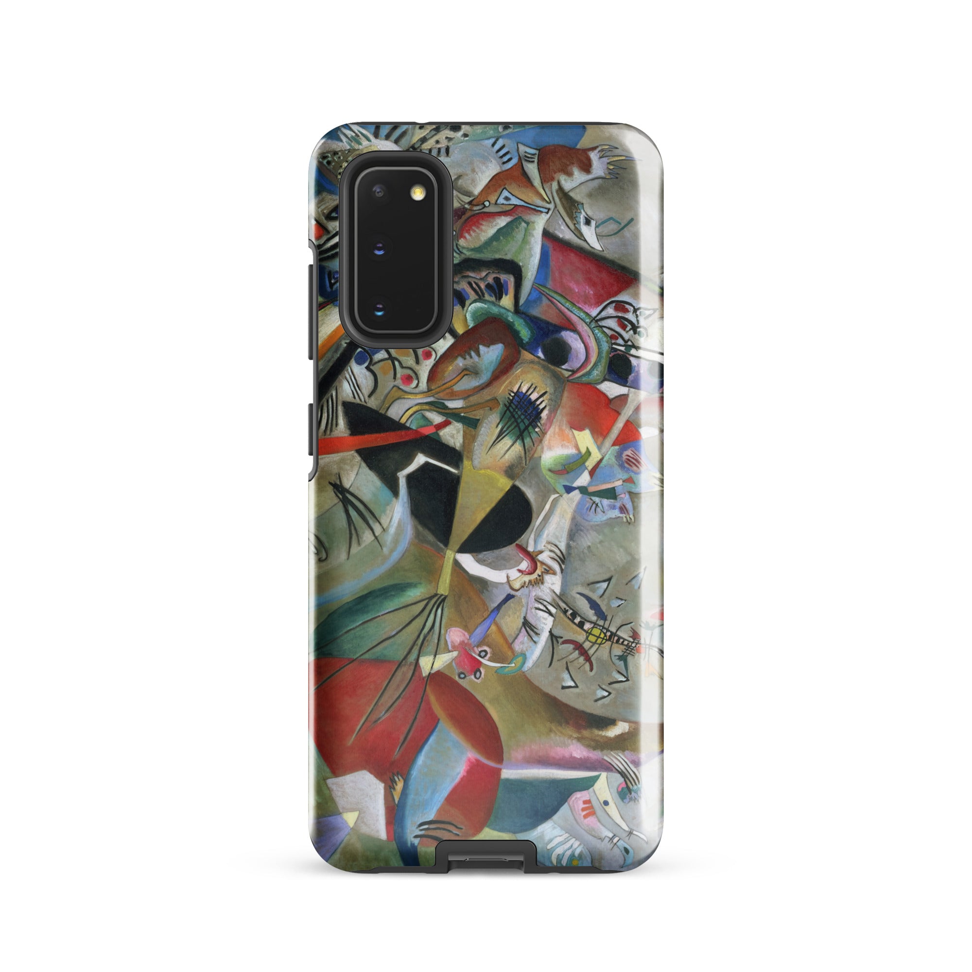 In the Gray Wassily Kandinsky Samsung Case, Galaxy S20 / Gloss, Smartphone Case Abstract Art Design