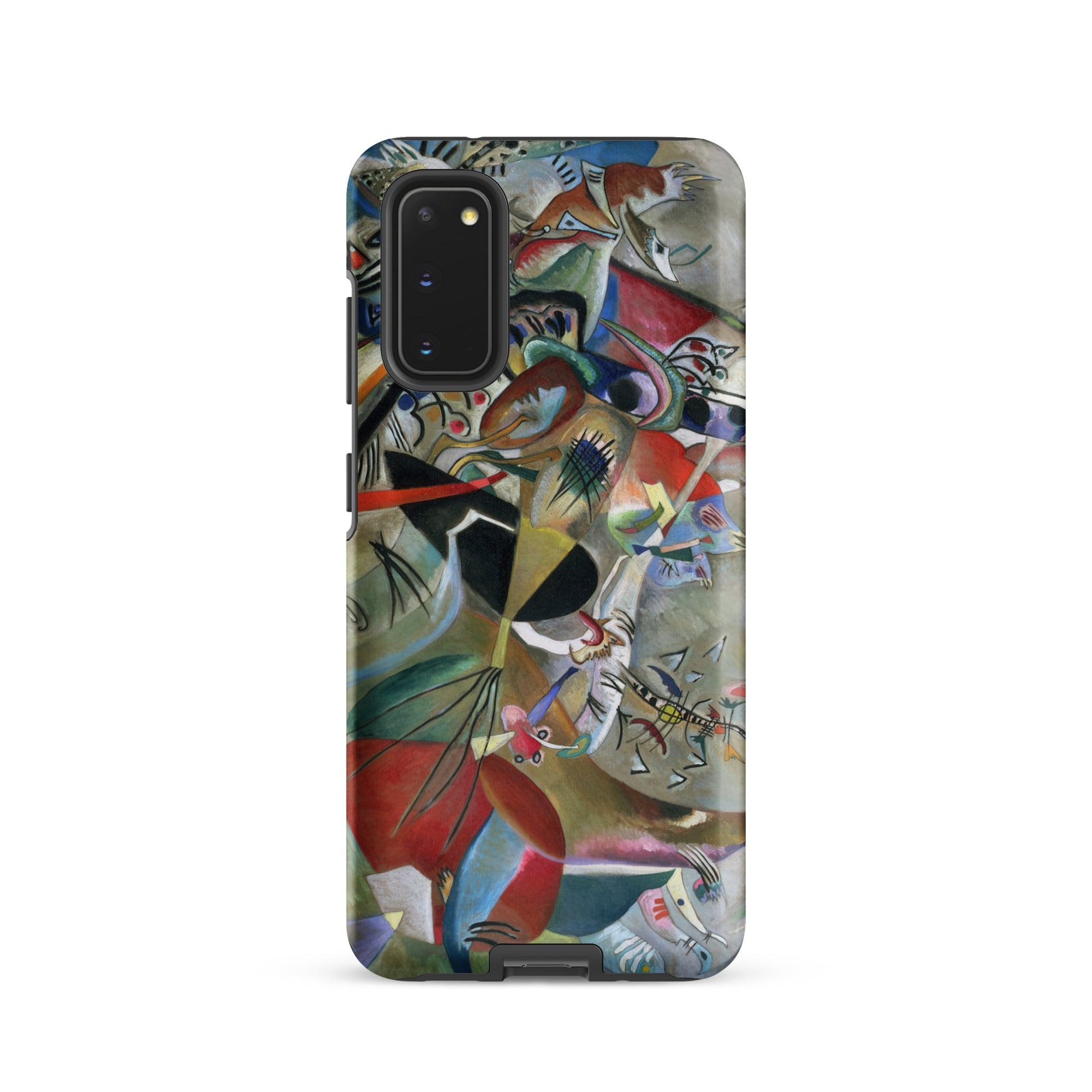In the Gray Wassily Kandinsky Samsung Case, Galaxy S20 / Matte, Smartphone Case Abstract Art Vibrant Colors Dynamic Shapes