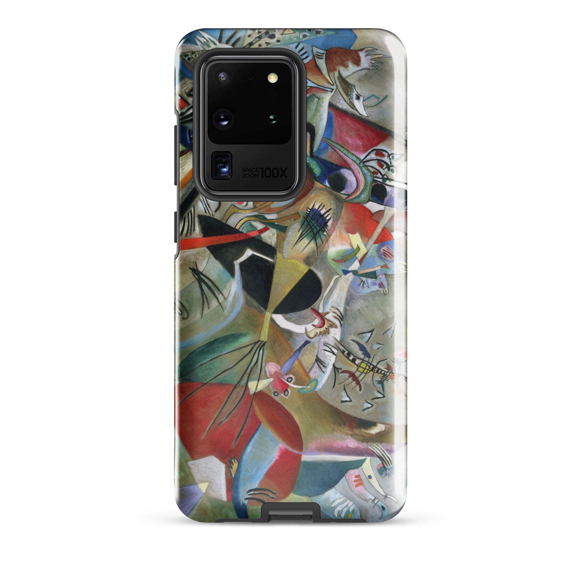 In the Gray Wassily Kandinsky Samsung Case, Galaxy S20 Ultra / Gloss, Phone Case Abstract Art Design