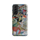 In the Gray Wassily Kandinsky Samsung Case, Galaxy S21 Fe / Gloss, Phone Case Abstract Colorful Pattern