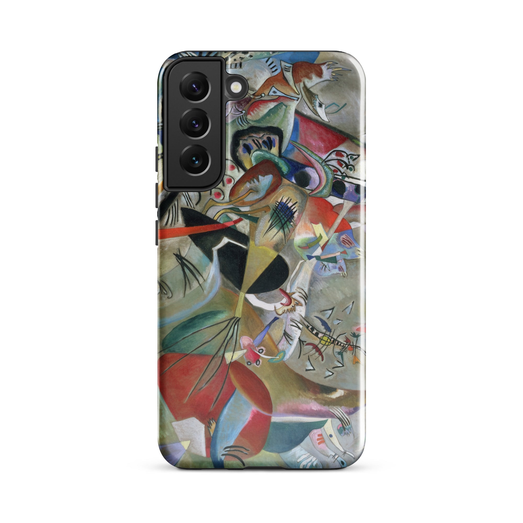 In the Gray Wassily Kandinsky Samsung Case, Galaxy S22 Plus / Gloss, Smartphone Case Abstract Colorful Pattern