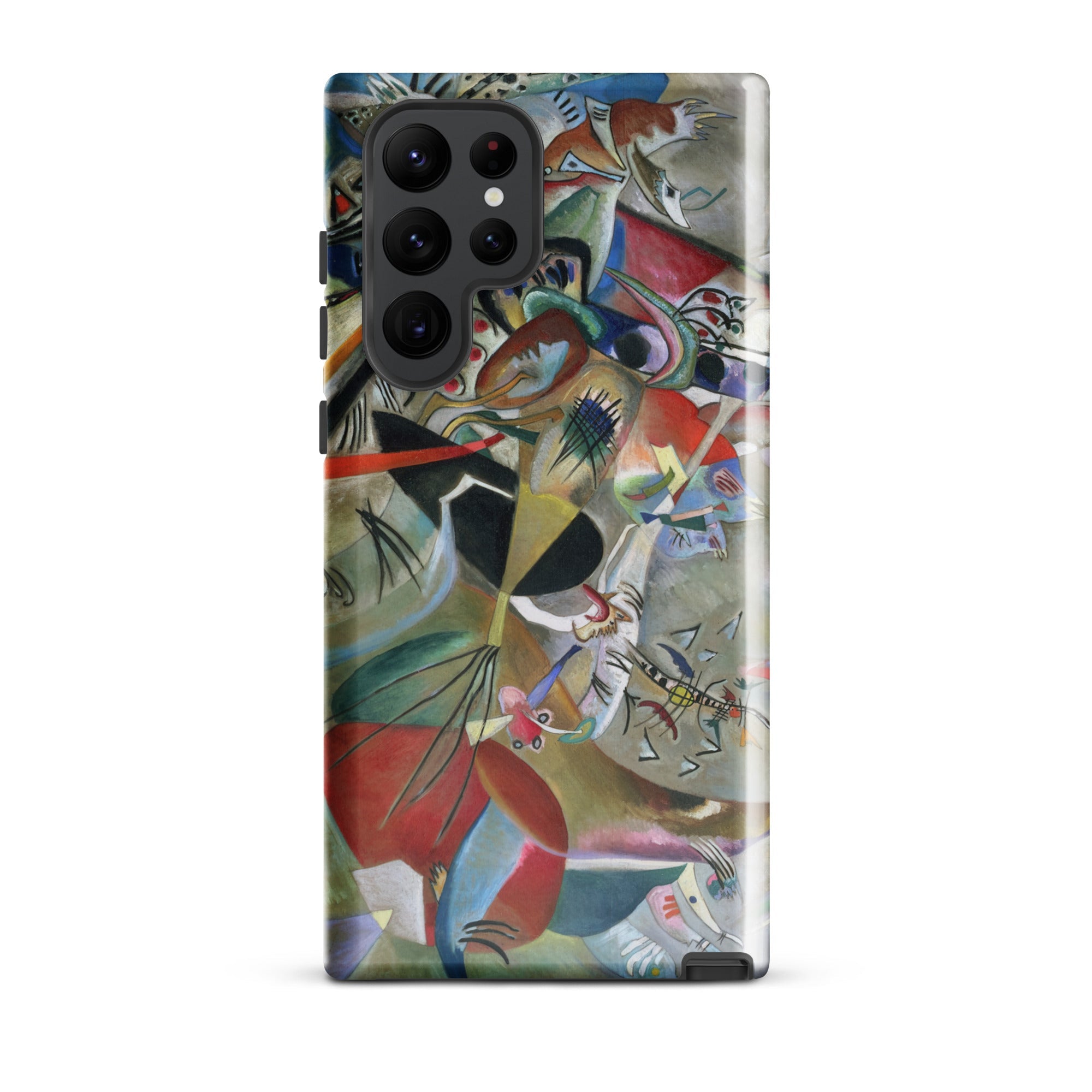 In the Gray Wassily Kandinsky Samsung Case, Galaxy S22 Ultra / Gloss, Smartphone Case Abstract Art