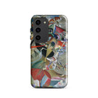 In the Gray Wassily Kandinsky Samsung Case, Galaxy S23 / Gloss, Smartphone Case Abstract Colorful Design