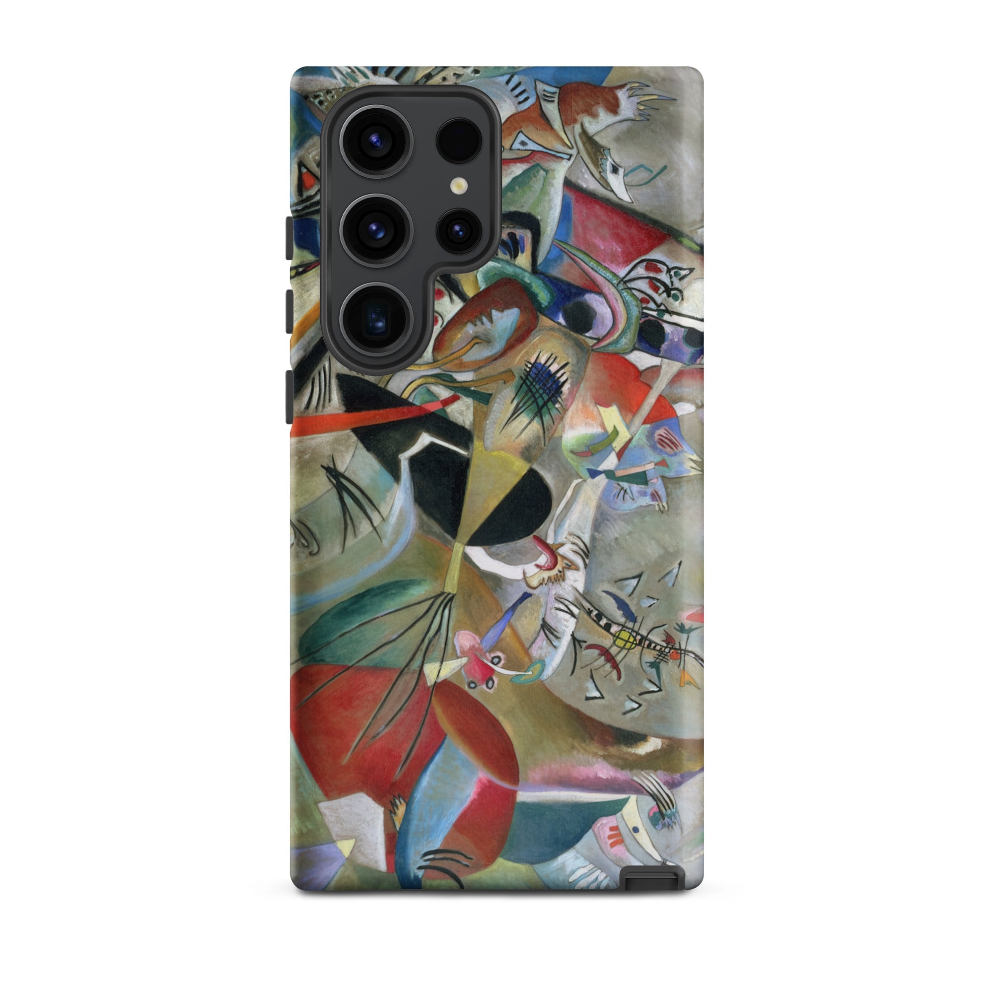 In the Gray Wassily Kandinsky Samsung Case, Galaxy S23 Ultra / Matte, Smartphone Case Abstract Painting Design