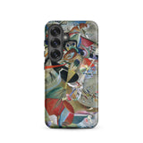 In the Gray - Wassily Kandinsky Samsung Case, Galaxy S25 / Matte, Smartphone Case Abstract Art Vibrant Colors Dynamic Shapes