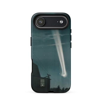 The Great Comet of 1881 - E. L. Trouvelot Phone Case Iphone 17 Air / Matte Sleek Black Phone Case Moody Illustrated Scene Bright Trouvelot