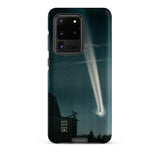 The Great Comet of 1881 - E. L. Trouvelot Phone Case Samsung Galaxy S20 Ultra / Matte Sleek Black Phone Case Vivid Depiction Bright Comet