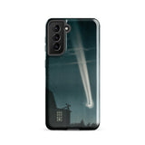 The Great Comet of 1881 - E. L. Trouvelot Phone Case Samsung Galaxy S21 / Gloss Sleek Black Phone Case Vivid Illustration Bright Comet