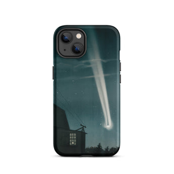 The Great Comet of 1881 - E. L. Trouvelot Phone Case Iphone 13 / Matte Sleek Black Phone Case Vivid Illustration Bright Comet Trouvelot