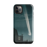 The Great Comet of 1881 - E. L. Trouvelot Phone Case Iphone 11 Pro Max / Gloss Sleek Black Phone Case Vivid Illustration Bright Comet