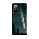The Great Comet of 1881 - E. L. Trouvelot Phone Case Samsung Galaxy S20 Fe / Matte Sleek Black Phone Case Vivid Illustration Bright Comet